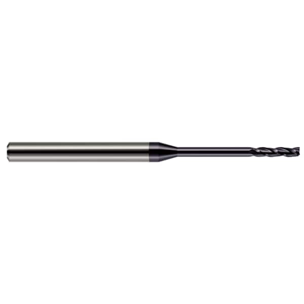Harvey Tool Miniature End Mill 3 Flute Square, 0.0900" 13690C3 Zoro